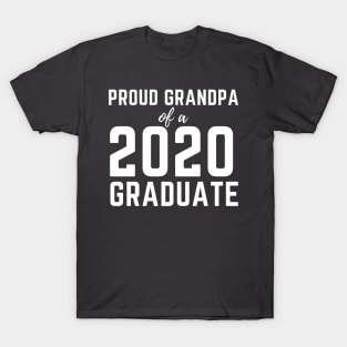 Proud Grandpa Of A 2020 Graduate Senior Class Graduation T-Shirt